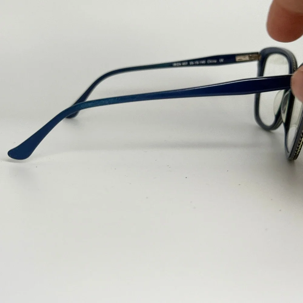 Twelve84 Ibiza 407 Blue Cat Eye Eyeglasses Frames 55-15-140 USA‎ Design